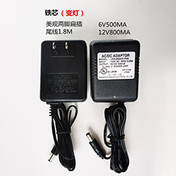 铁芯（变灯）美规两脚扁插1